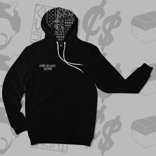 Chocolate sushi reversible hoodie