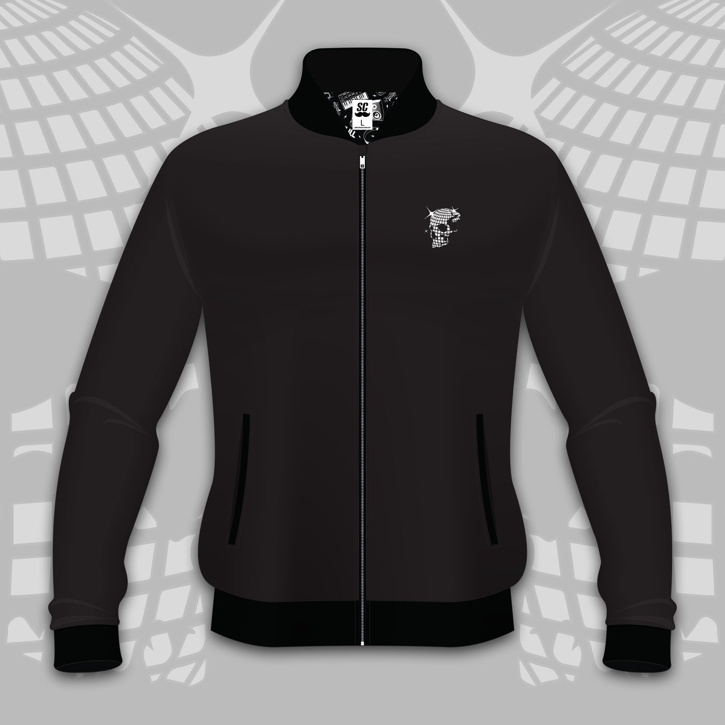 Diskull bomber jacket