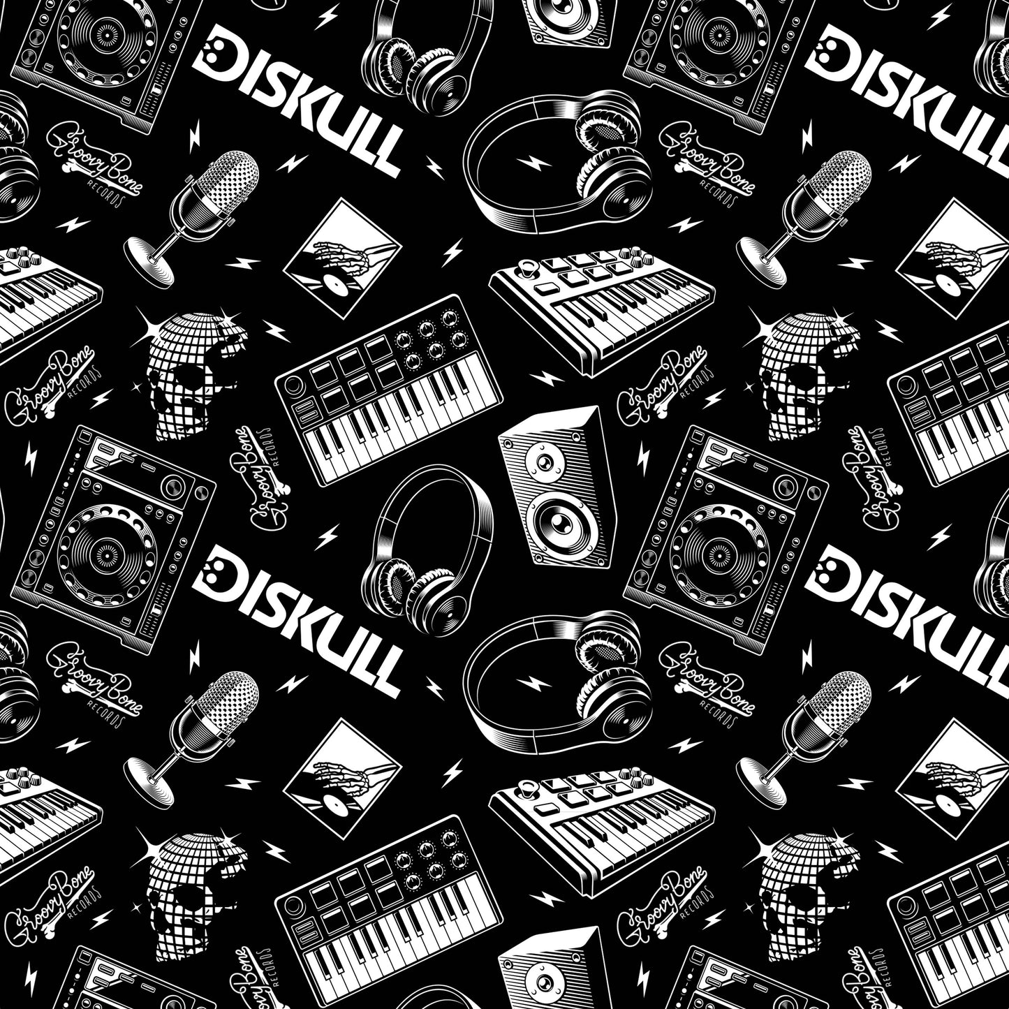 Diskull bomber jacket