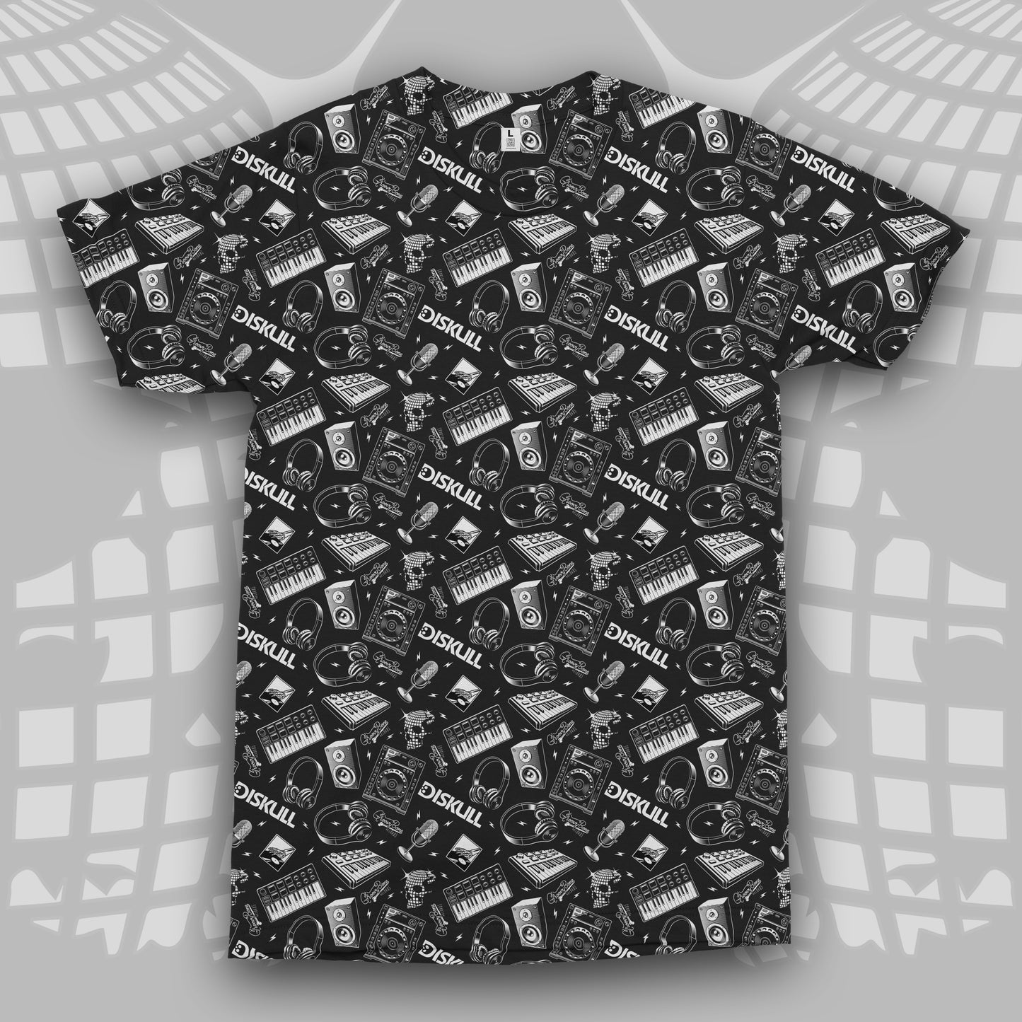 Diskull pattern tee