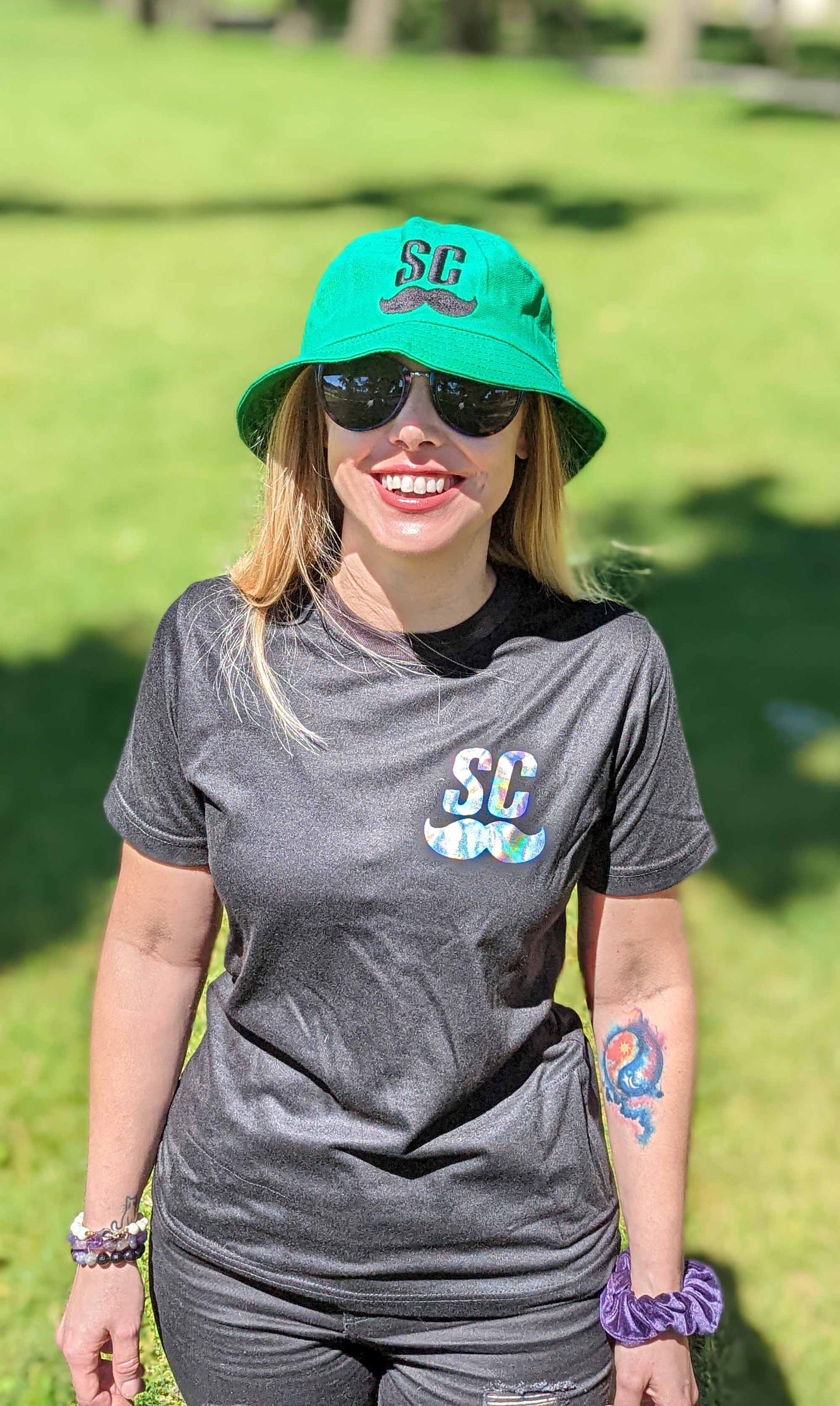 Green SC bucket hats