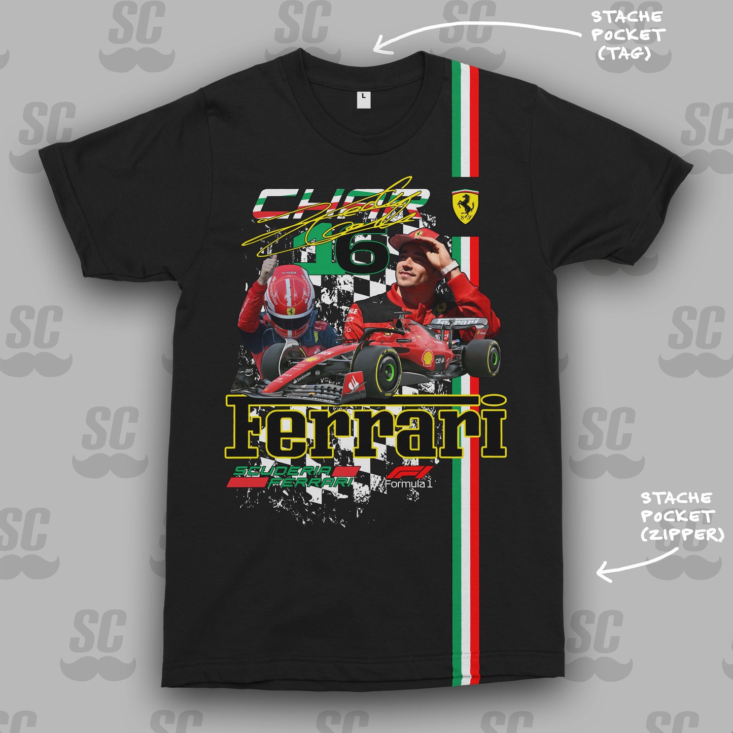 Charles Leclerc 90's vintage tee