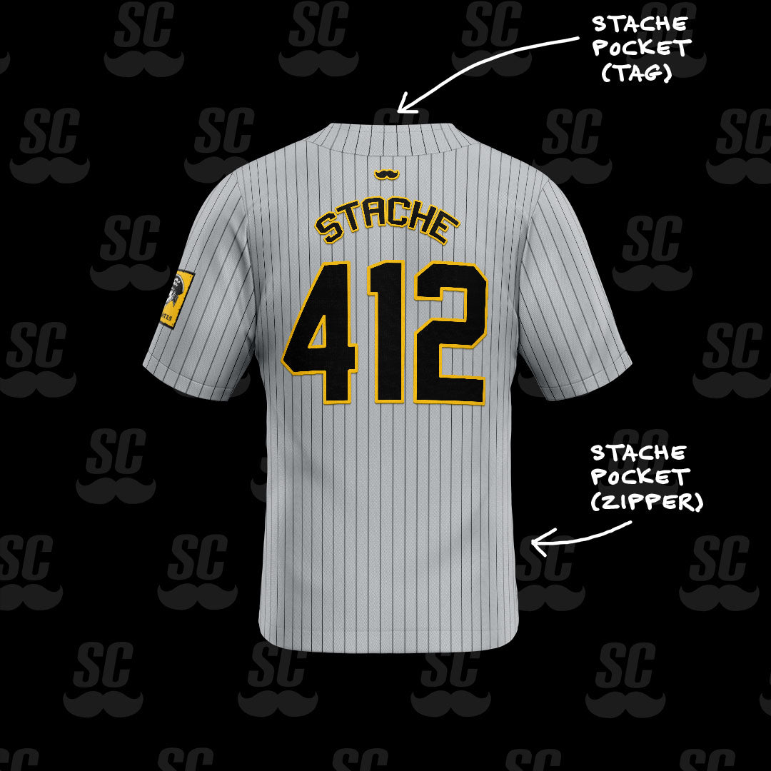 Pittsburgh Pirates stache jersey